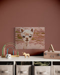 Allan Alpaca Original Painting on Gallery Canvas OOAK 18 x 24 Signed