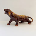 Blue Mountain Pottery Cougar Panther Tiger Wildcat Harvest Gold Vintage Collectible Canada