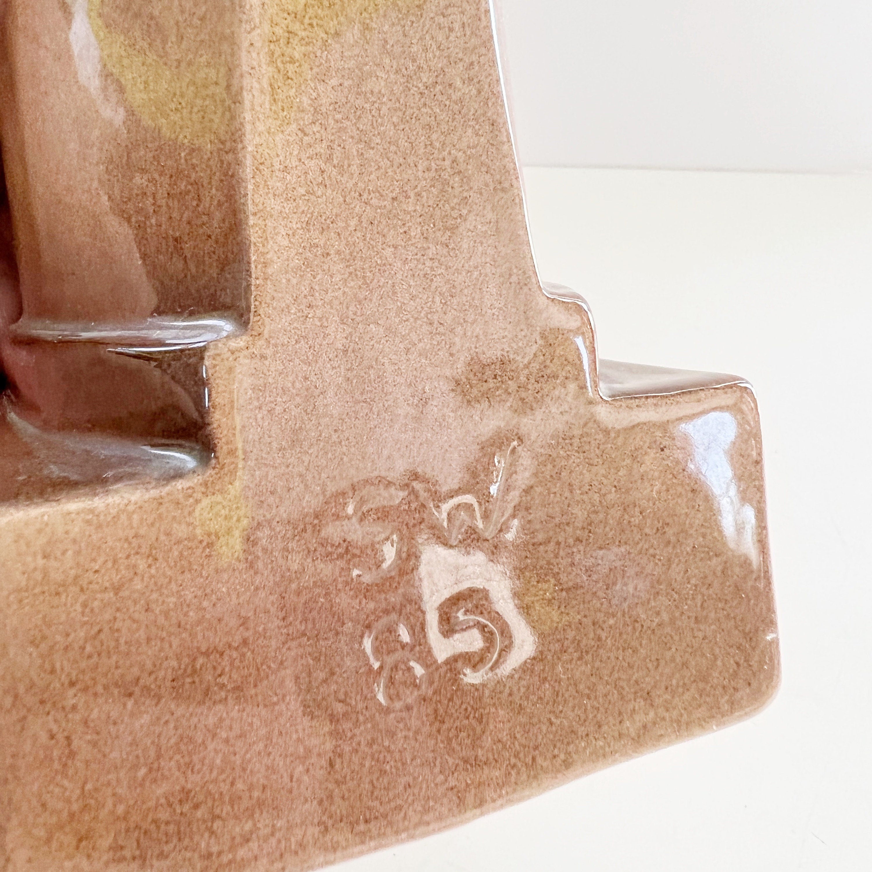 Large Mule Head Bookend Ceramic Hobbyist Masterpiece Horse Vintage Equestrian Collectible